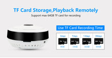 Charger l'image dans la galerie, Panoramic 1080P Fisheye Wireless Smart IP Camera V380 mini camera